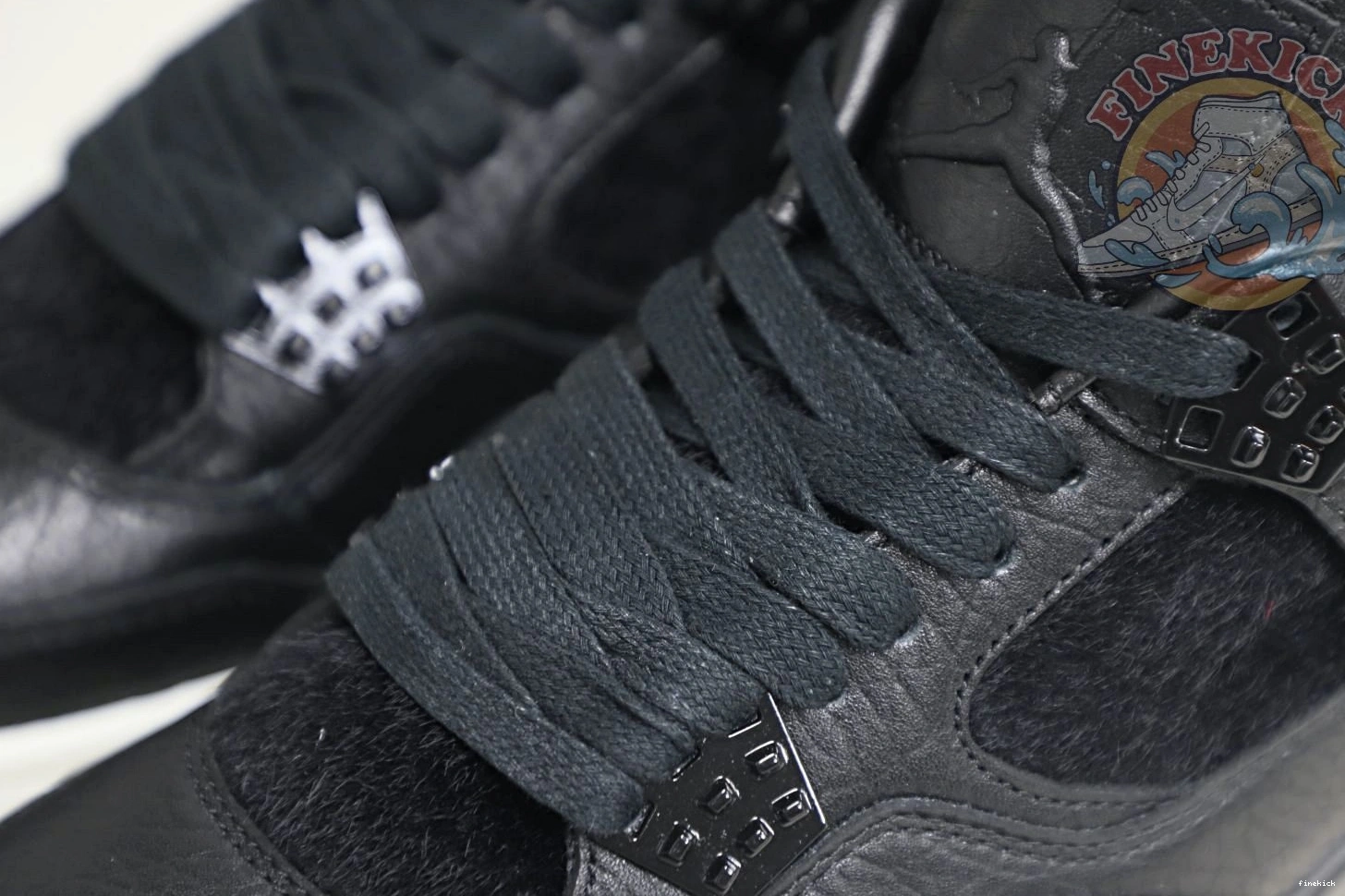 4 Jordan Air black Jordan ponyhair retro 0125